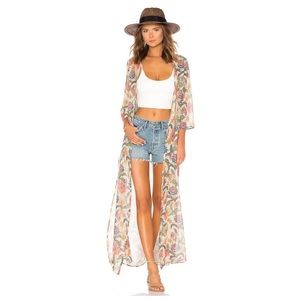 Revolve Show Me Your Mumu Karmyn Cape in Bloomtastic Floral Duster Size X-Small